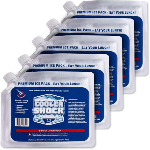 Cooler Shock Portable Reusable Ice Packs